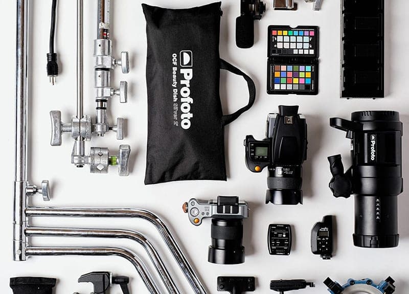 Cameras, Profoto lighting, lenses, and grip — available for on-location rental