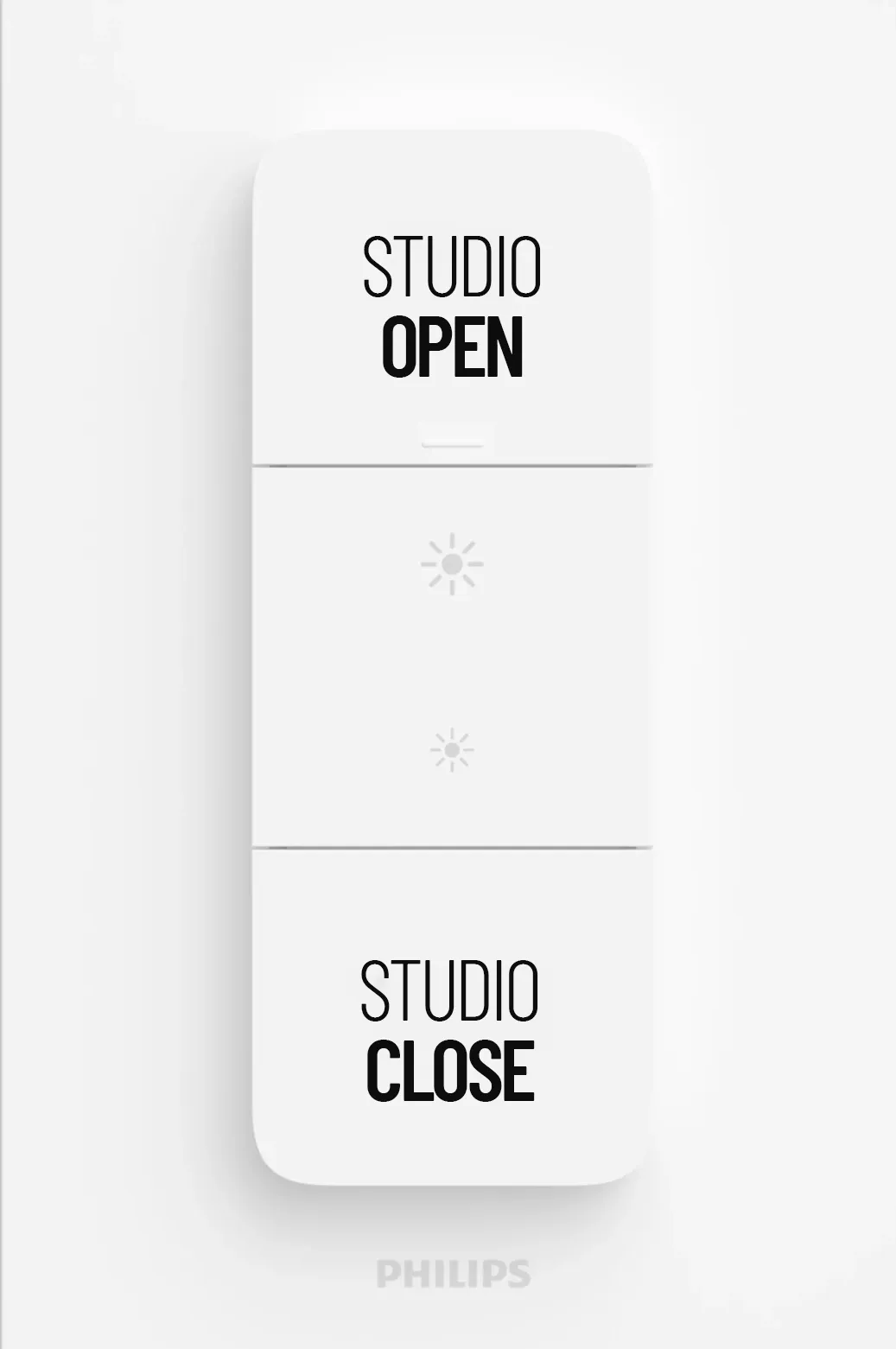 STUDIO CLOSE button