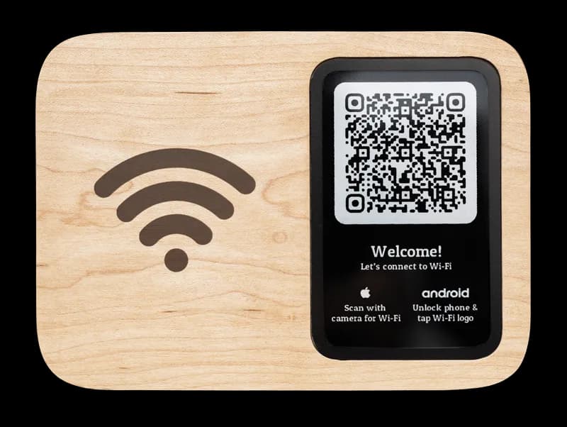 NFC/QR WiFi puck